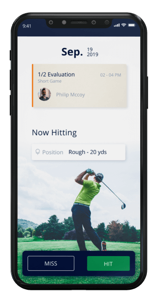 Take a look at the golf application example created by OpenGeeksLab.