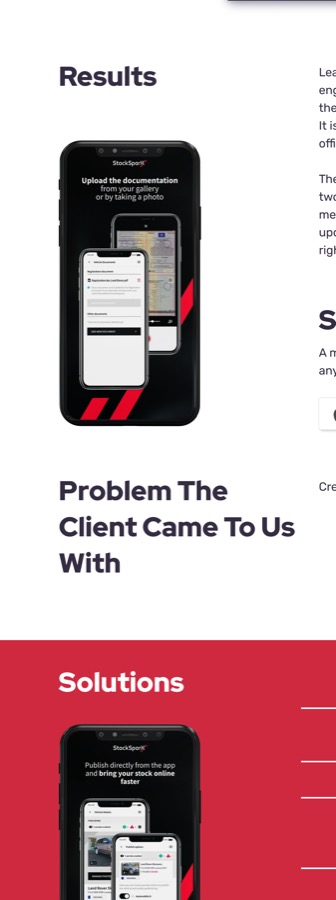 StockSpar mobile inventory application screens