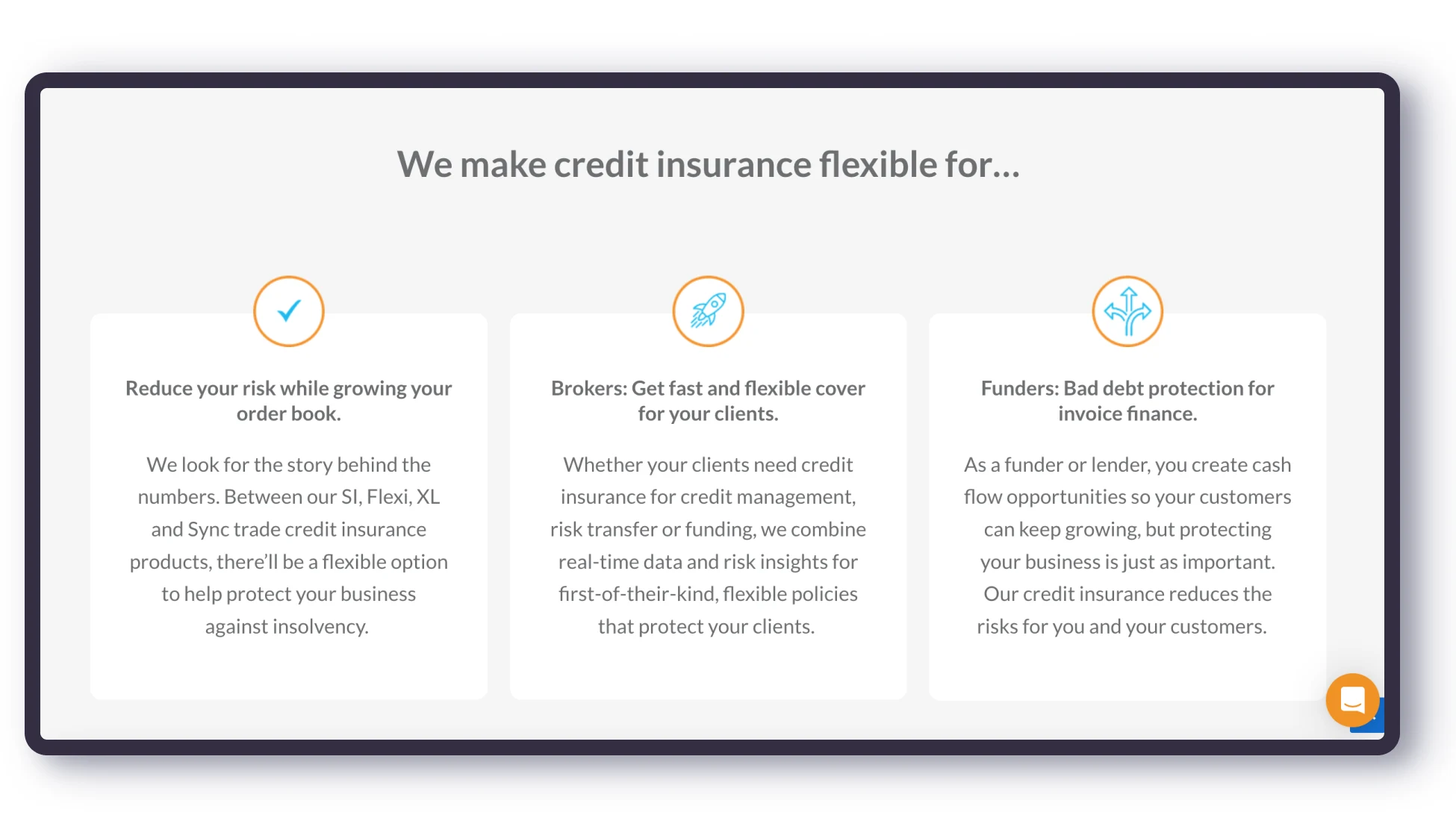 Nimbla credit-insurance options for businesses, brokers and funders