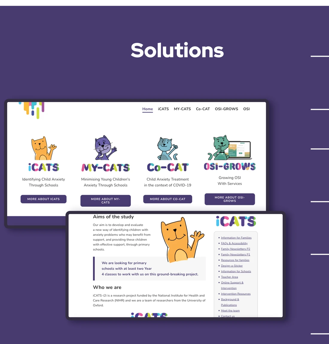 OSI child anxiety research and support websites