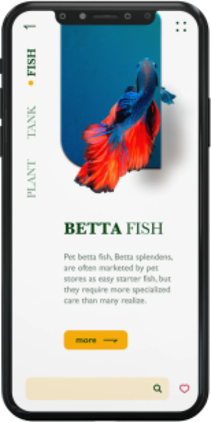 Mobile product interface from the approved OpenGeeksLab design