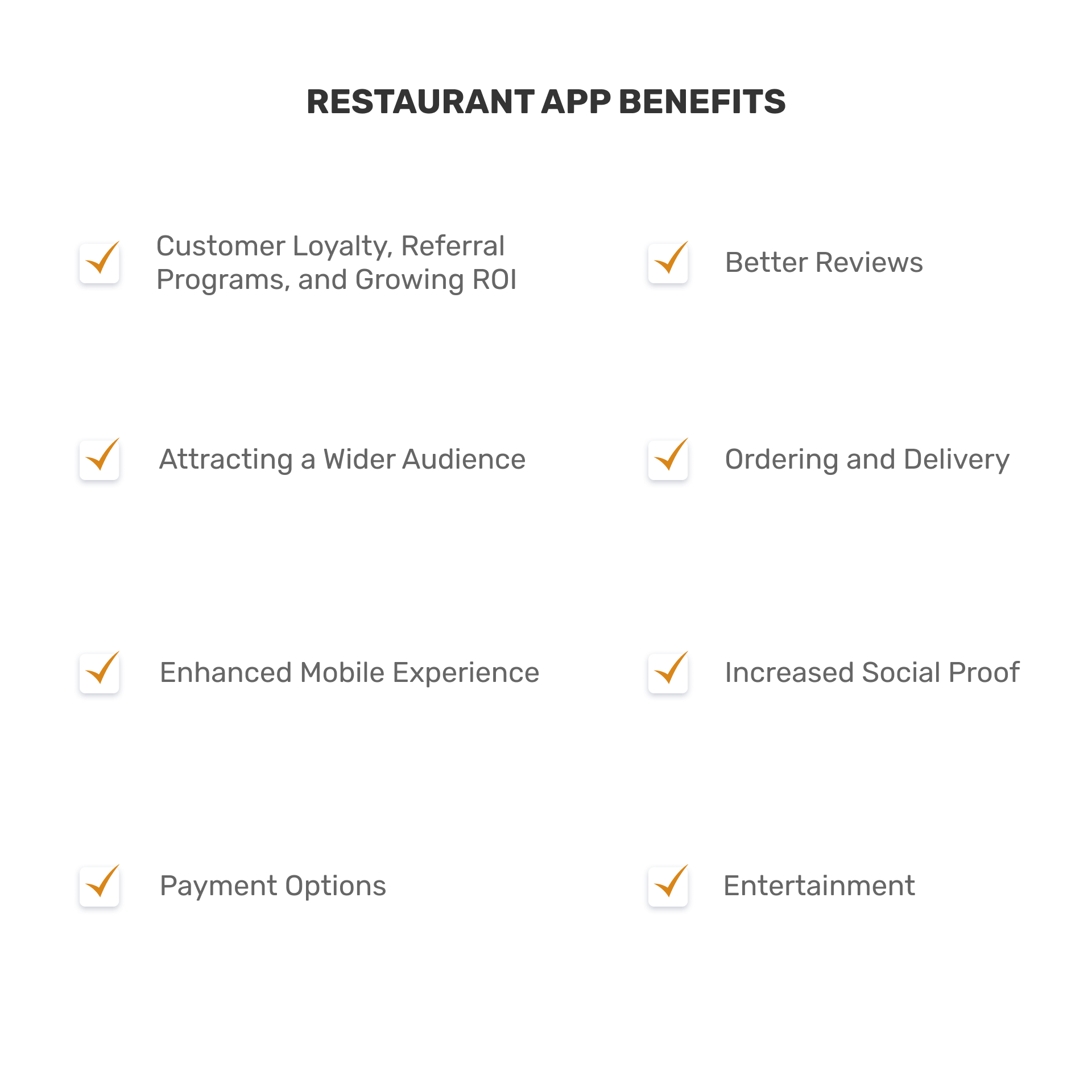 Discover the main reasons to create a restaurant app and things that will bring this type of business to success.