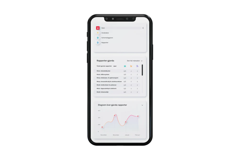 Financial Statement Software product interface